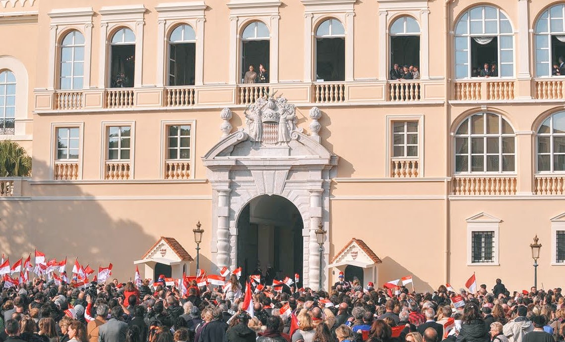 Nationale Dag van Monaco - parade 1 van de nationale st rainiersdag van monaco