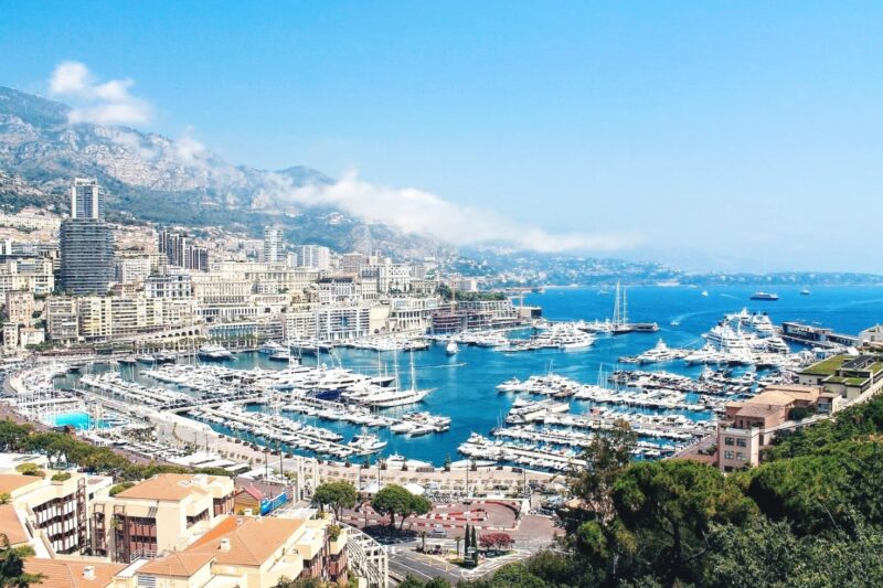 Die Geschichte von Monaco - Monaco Hafenansicht Medium