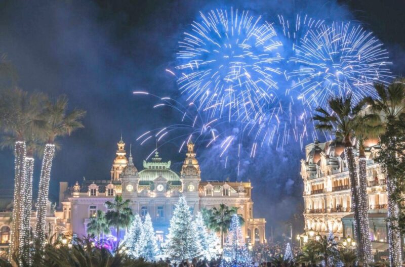 Kerst in Monaco en Monte Carlo - Kerstevenementen in Monaco Vuurwerk