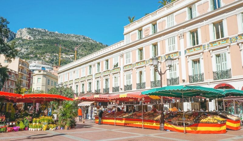Monaco-reisplan: wat te zien en te doen - reisroute naar monaco-markt 1