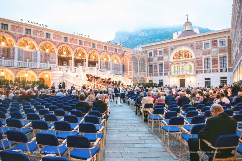 Conciertos de verano al aire libre en Mónaco en el Palacio del Príncipe - conciertos de verano prince palace monaco 1