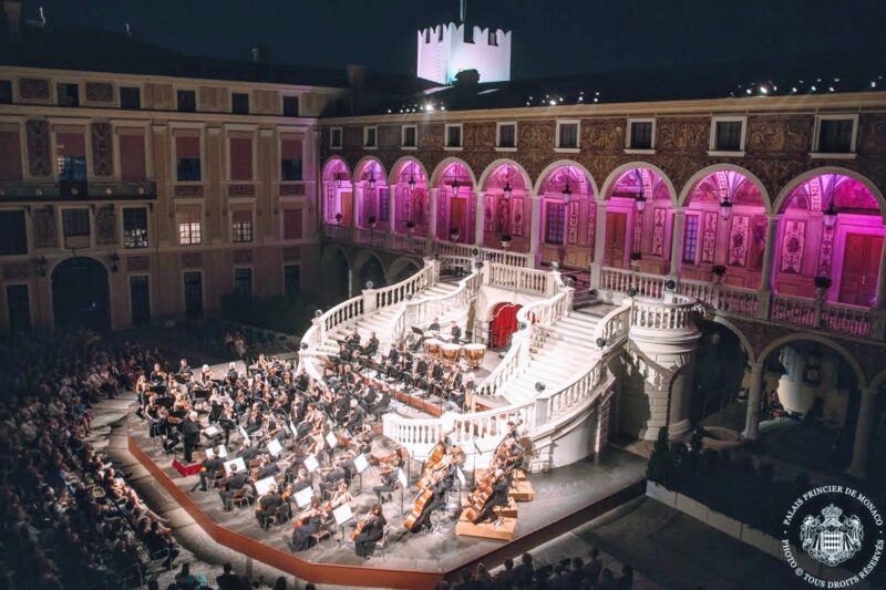Conciertos de verano al aire libre en Mónaco en el Palacio del Príncipe - conciertos de verano prince palace monaco2 1
