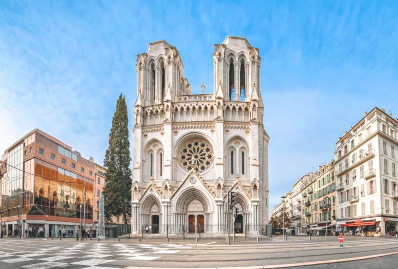 Pontos turísticos históricos em Nice - Nice França atrações catedral de notre dame viagens 1