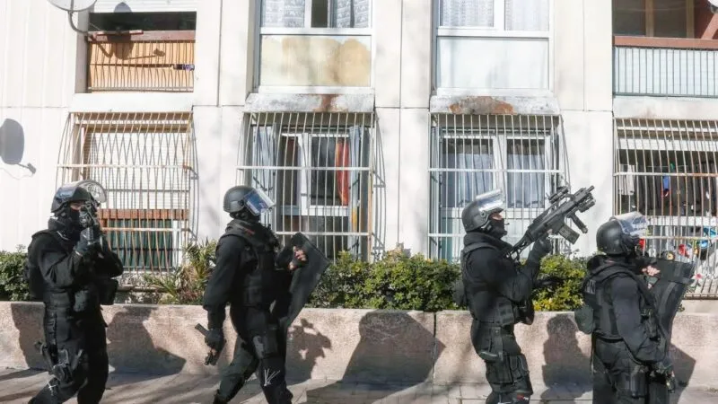 Questões de crime e segurança - taxas de criminalidade em Marselha, polícia 1