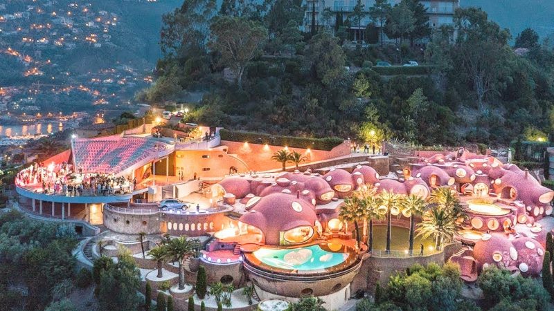 Schauen Sie in den Bubble Palace von Pierre Cardin – berühmte Villen an der französischen Riviera