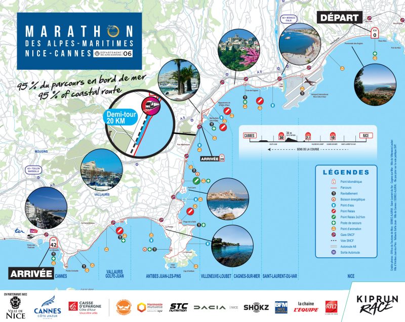 Alpes-Maritimes Marathon 👟 - MAM2023 Marathon Nizza Cannes